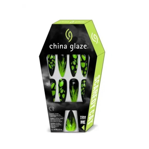 China Glaze Nail Tips Scardey Cat - Picture 5 of 5